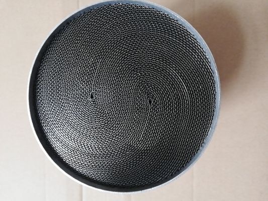 600 Hücreli Metalik Katalizör Yüzeyleri Yarış Arabaları Motosiklet Egzozu İki Çekirdekli